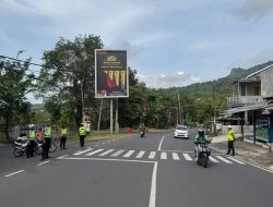 Satgas Preventif Polres Wonogiri Turunkan Tim Urai, Arus Lalu Lintas Nataru Terpantau Lancar