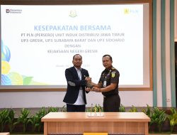 PLN UP3 Sidoarjo Teken Kesepakatan Bersama dengan Kejari Gresik, Dukung Operasional yang Tertib Hukum