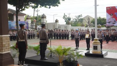 Langkah Tegas Polres Wonogiri, Upacara PTDH Jadi Pengingat Disiplin Anggota