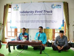 Sinergi Kebaikan, YBM PLN Salurkan Kebahagiaan Melalui Solidarty Food Truck di Ma’had Tahfid Al-Qur’an Al- Alamin Mifta Al-Qur’an