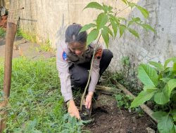 Tanam Kebaikan, 13.579 Bibit Pohon Ditanam Ribuan Polisi yang Naik Pangkat di Jawa Tengah