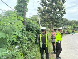 Jaga Keamanan Pengguna Jalan, Polisi Amankan Kabel Melintang di Jalan Bendungan Gajah Mungkur