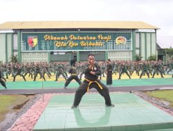 Tingkatkan Ketangkasan Prajurit, Kodim Bojonegoro Gelar Latihan Pencak Silat Militer