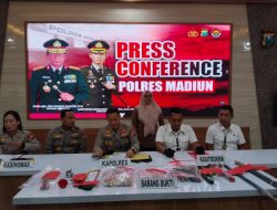 Polres Madiun Berhasil Ungkkap Pembobolan Tembok Toko Perhiasan