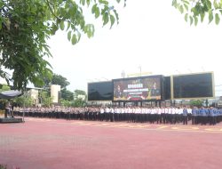 Upacara Hari Kesadaran Nasional, Wakapolresta Sidoarjo Tekankan Profesionalisme Personel