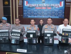 Satresnarkoba Polres Blitar Kota Bongkar Jaringan Narkoba, 5 Tersangka dan Barang Bukti Diamankan