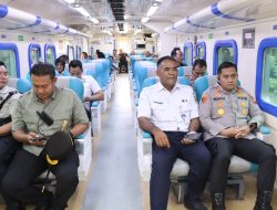 Pastikan Keamanan dan Keselamatan Pemudik, Kapolres Wonogiri Cek Jalur KA Bathara Kresna