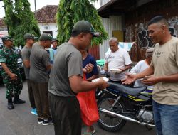 Wujud Nyata Peduli Sesama, Kodim Ponorogo Lalukan Baksos Jumat Berkah