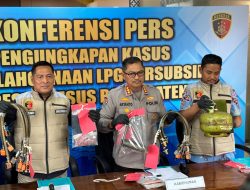 Salahgunakan LPG Subsidi, Empat Tersangka dan Ribuan Tabung Gas Diamankan Polda Jateng