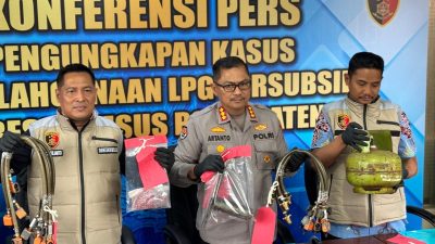 Salahgunakan LPG Subsidi, Empat Tersangka dan Ribuan Tabung Gas Diamankan Polda Jateng