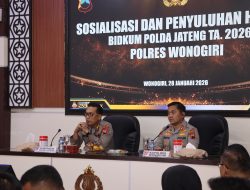 Bidkum Polda Jateng Sosialisasikan KUHP Baru di Polres Wonogiri, Tekankan Penegakan Hukum Humanis