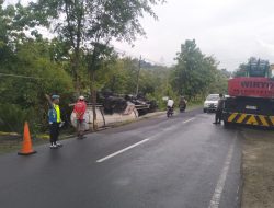 Kecelakaan Tunggal Truk Tangki Pertamina di Wonogiri, Polisi Pastikan Tak Ada Korban