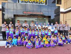 Polresta Sidoarjo Terima Kunjungan Edukasi TK Dharma Wanita Persatuan Jabaran