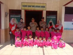 Tanamkan Cinta Polisi Sejak Dini, KB Siwi Peni Kunjungi Polsek Eromoko