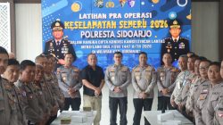Polresta Sidoarjo Gelar Latpra Ops Keselamatan Semeru 2026