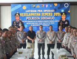 Polresta Sidoarjo Gelar Latpra Ops Keselamatan Semeru 2026