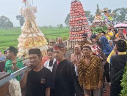 Walaupun Diguyur Hujan Deras Warga Banjarsari Tetap Istiqomah Hadiri Ruwah Dusun dan Majelis Khotmil Qur’an