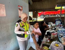 Dukung Ops Keselamatan Candi 2026, Sidokkes Polres Wonogiri Gelar Pemeriksaan Kesehatan Gratis di Terminal Ngadirojo
