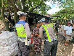 Opserasi Keselamatan Candi 2026, Satlantas Polres Wonogiri Berbagi Nasi Bungkus dan Edukasi Tertib Lalu Lintas