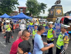 Police Art dan Samsat Keliling Warnai Car Free Day Wonogiri, Satlantas Sosialisasikan Ops Keselamatan Candi 2026