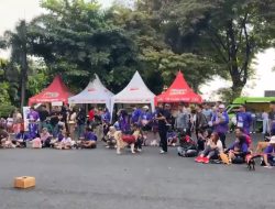 Unit K9 Polres Wonogiri Meriahkan Fun Run with Pet dan Pengobatan Hewan Gratis HUT PDHI ke-73