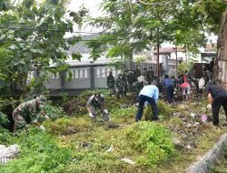 Wujudkan Ponorogo Bersih, Kodim Ponorogo dan Masyarakat Gelar Karya Bakti Skala Besar
