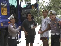 Cara Unik PJR Polda Jateng Tanamkan Kesadaran Lalu Lintas di Rest Area Km 275