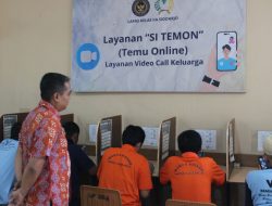 Lapas Sidoarjo Tidak Batasi Komunikasi, Warga Binaan Nikmati Layanan Video Call Gratis Senin–Sabtu