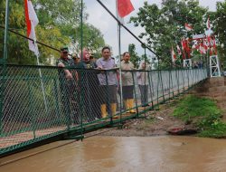 Pembangunan Jembatan Perintis Garuda Rampung, Plt. Bupati Ponorogo Beri Apresiasi