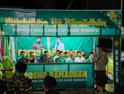 Polsek Wonoayu Hadiri Pembukaan Posko Ramadhan GP Ansor