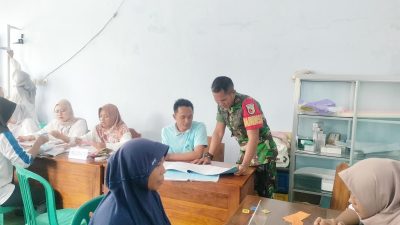 Pendampingan Babinsa Upaya Sukseskan Kegiatan Posyandu ILP