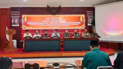 Perkuat Sinergitas di Bulan Ramadan dan Jelang Idul Fitri 1447 H, Pemkot Blitar Gelar Rakor Forkopimda
