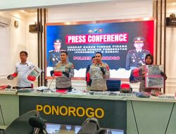 Polres Ponorogo Amankan Pasutri Tersangka Curanmor