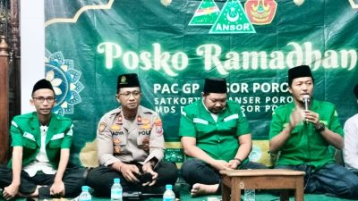 Apel Pembukaan Posko Ramadhan 1447 H, Kapolsek Porong Tekankan Sinergi dan Keselamatan saat Patroli