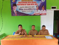 Pemerintah Desa Banjarwangi Gelar Musdes, Penetapan BLT-DD 2026