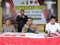 Polresta Sidoarjo Ungkap Pencurian Brankas di Taman Pinang Indah, Pelaku Sindikat Lintas Provinsi