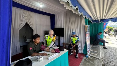 Sidokkes Polres Wonogiri Cek Kesehatan Anggota Ops Ketupat Candi 2026