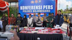 Polres Bojonegoro Bongkar Jaringan Peredaran Sabu dan Ganja, 13 Tersangka Ditangkap