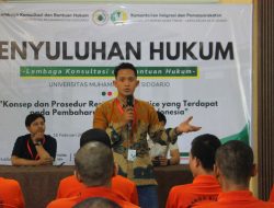 Lapas Sidoarjo Gelar Penyuluhan Hukum Bersama Umsida Bahas Restorative Justice dalam KUHAP Baru
