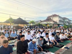 Puluhan Ribu Warga Wonogiri Gelar Shalat Id Serentak, Pengamanan Polri-TNI Berjalan Kondusif