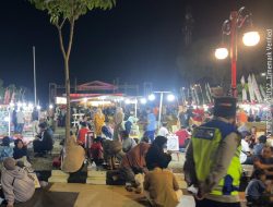 Ribuan Warga Hadiri Halal Bihalal Akbar di Alun-alun Wonogiri, Polisi Siaga Jaga Kondusifitas