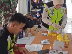 Jelang Puncak Arus Balik Lebaran 2026, Polres Wonogiri Cek Kesehatan Sopir dan Kru Bus AKAP