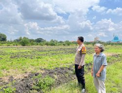 Polsek Taman Intensifkan Pendampingan Petani, Dukung Program Ketahanan Pangan Nasional