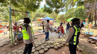 Ribuan Wisatawan Padati Waduk Gajah Mungkur, Polisi Perketat Pengamanan Pasca Operasi Ketupat 2026