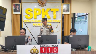 Berikan Layanan Prima, Call Center 110 Polres Blitar Siaga 24 Jam Layani Masyarakat