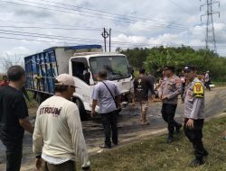 Respon Cepat, Polres Lampung Utara Evakuasi Korban Laka Lantas di Jalinsum