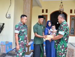 Anggota Terkena Musibah Rumah Terbakar dan Tertimpa Pohon, Dandim Ponorogo Cepat Tanggap Berikan Bantuan