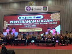 Bupati Lombok Tengah Tekankan Pentingnya Pembina Pramuka Berkualitas, 630 Peserta Terima Ijazah KMD 2026