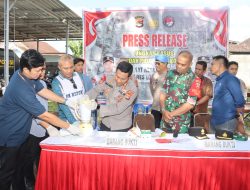 Hampir 1 Kg Sabu Dimusnahkan, Polres Lombok Timur Tegaskan Perang Lawan Narkoba