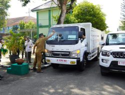 Dandim Bojonegoro Hadiri Penyerahan Ratusan Kendaraan Operasional KDKMP